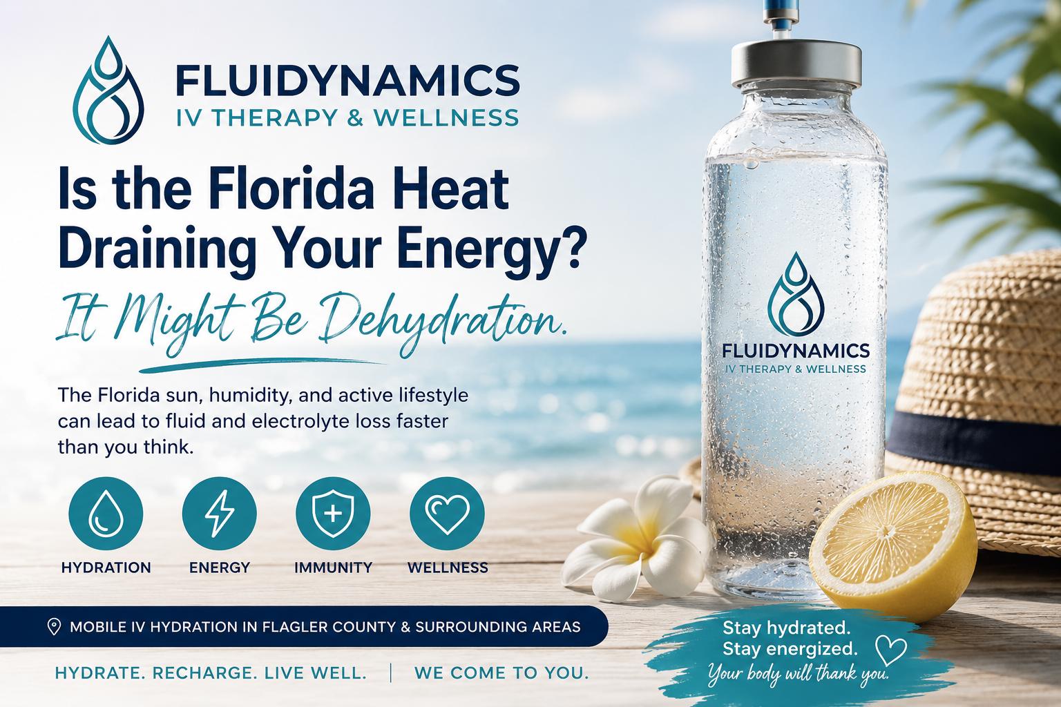 Is the Florida Heat Draining Your Energy? It Might Be Dehydration